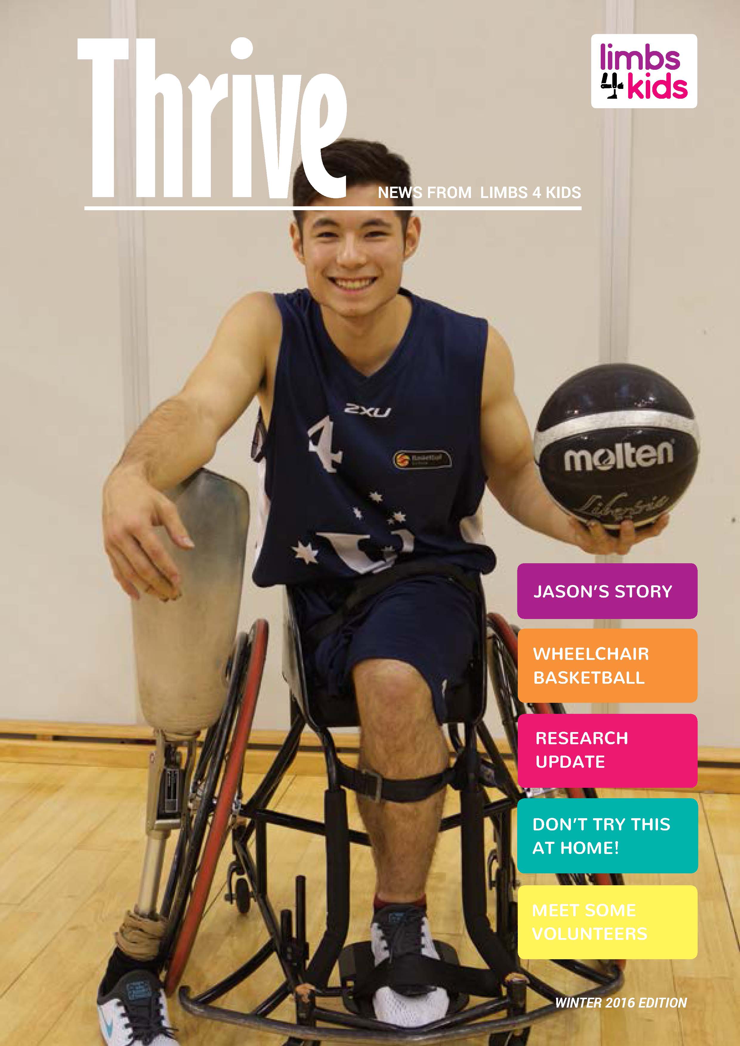 Thrive Magazine cover